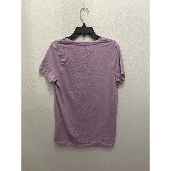 Carhartt Women's Relaxed Fit Casual Purple V Neck T Shirt Size S (4-6) - Picture 3 of 4